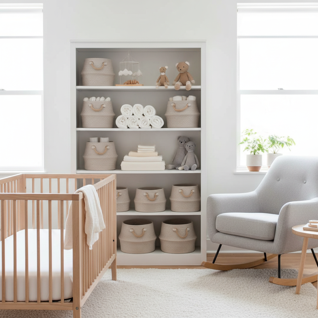 Woven Storage Baskets for Nursery and Shelves: A Room-by-Room Guide to Staying Beautifully Organized