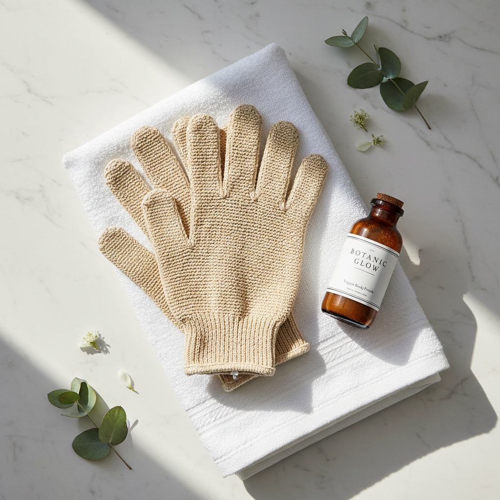 From Dull, Rough Skin to a Smooth, Healthy Glow: A Step-by-Step Vegan Exfoliating Gloves Body Scrub Routine Guide for Beginners