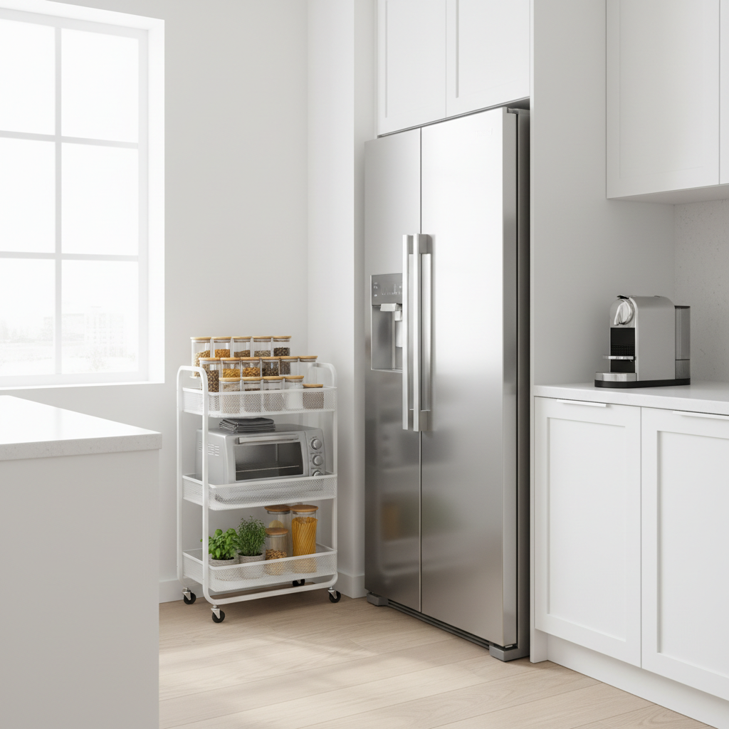 Small Space, Big Impact: How to Use a Rolling Utility Cart for Small Space Organization