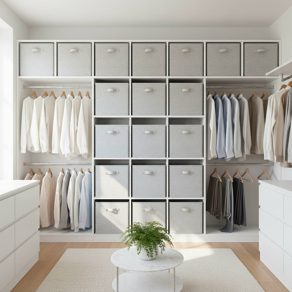 The Anatomy of a Great Closet Organization System: 7 Features That Actually Make a Difference with Cube Fabric Storage Bins