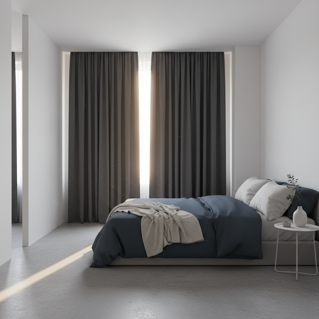Ignoring Drafts in Bedroom Windows Now, Skyrocketing Energy Bills Later — Prevented by Blackout Curtains