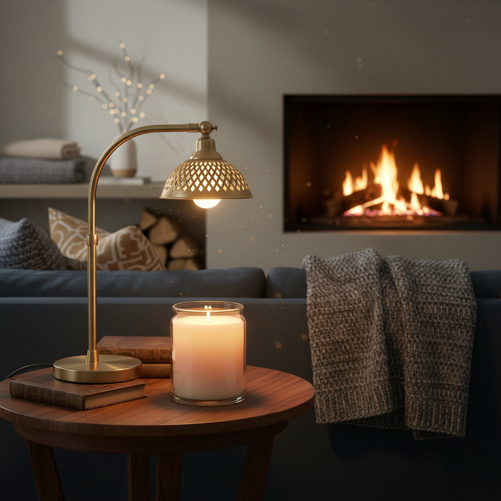 Electric Candle Warmer Lamp with Timer Bought in Fall, Tested in Winter: The Wax Melt Burnout Nobody Plans For