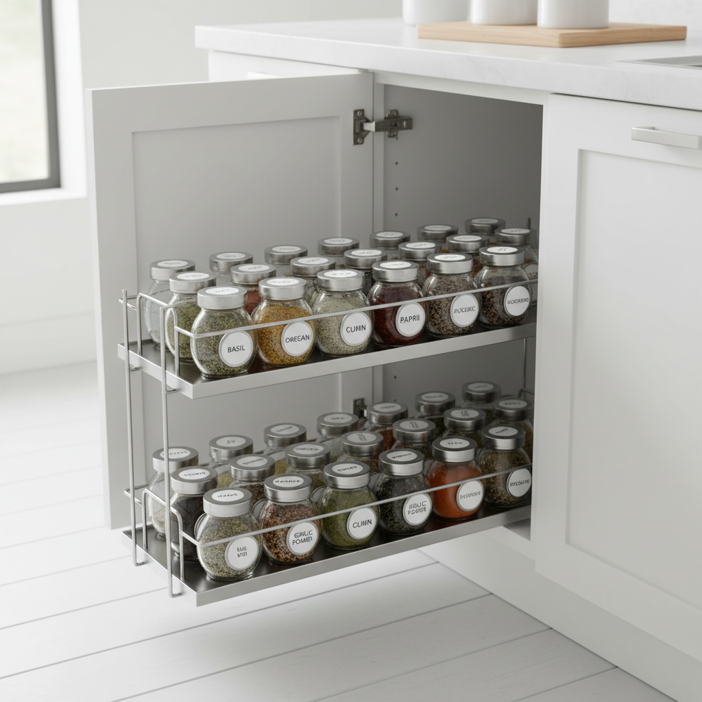 From Cluttered Shelves to Cooking-Ready Kitchen: A Step-by-Step Pull Out Spice Rack Cabinet Organizer Guide for Home Cooks