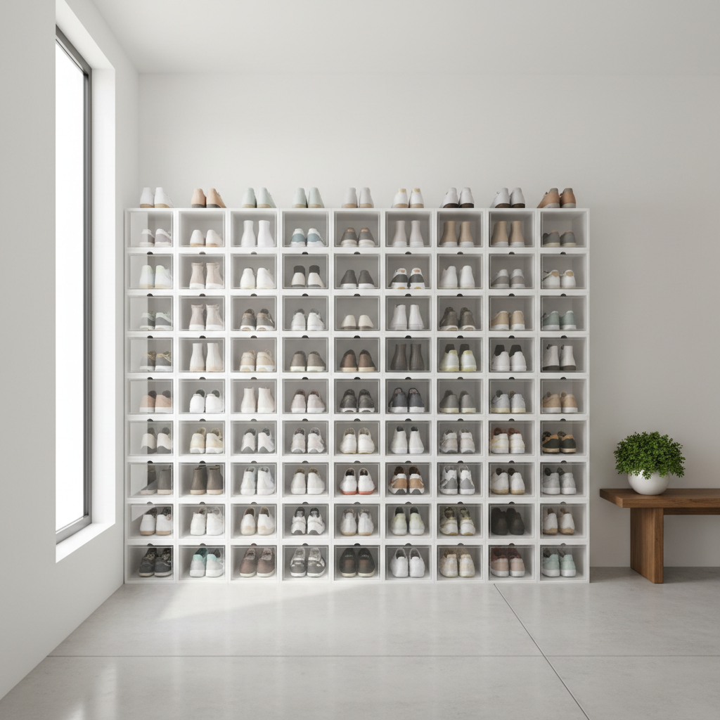 Clear Stackable Shoe Boxes in Small Spaces: A Room-by-Room Guide to Clutter-Free Storage