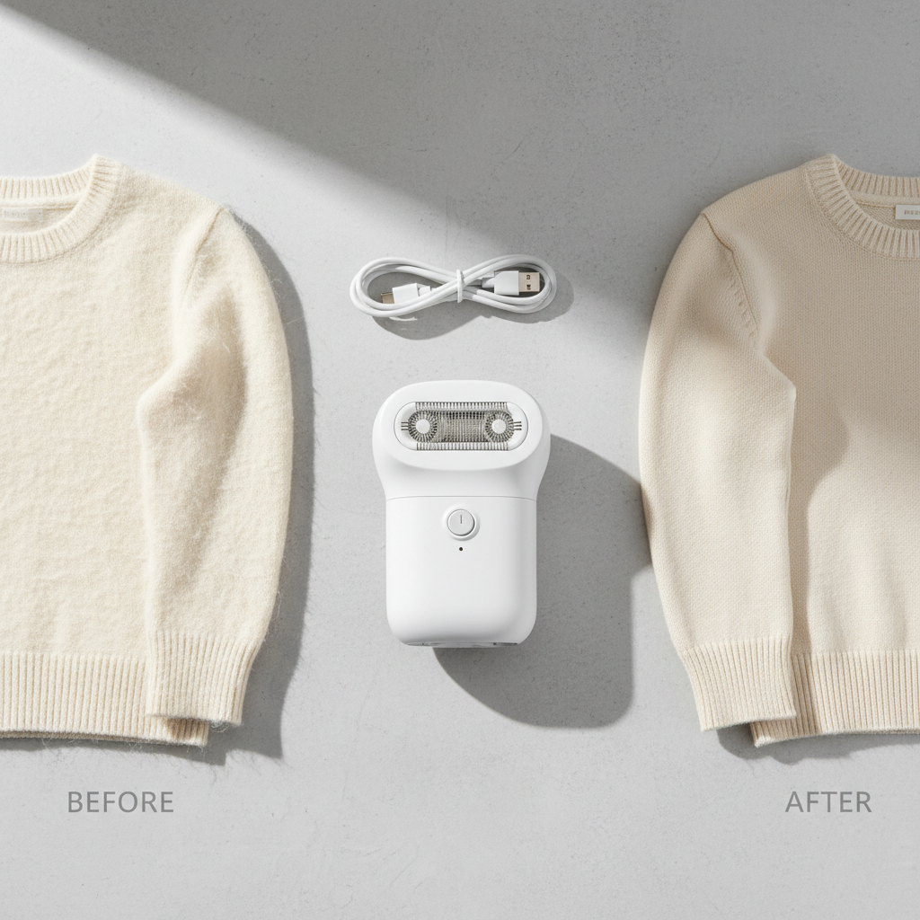 Pilling In, Sharp Looks Out: What Newer Electric Lint Remover Fabric Shaver Clothes Care Traded Away