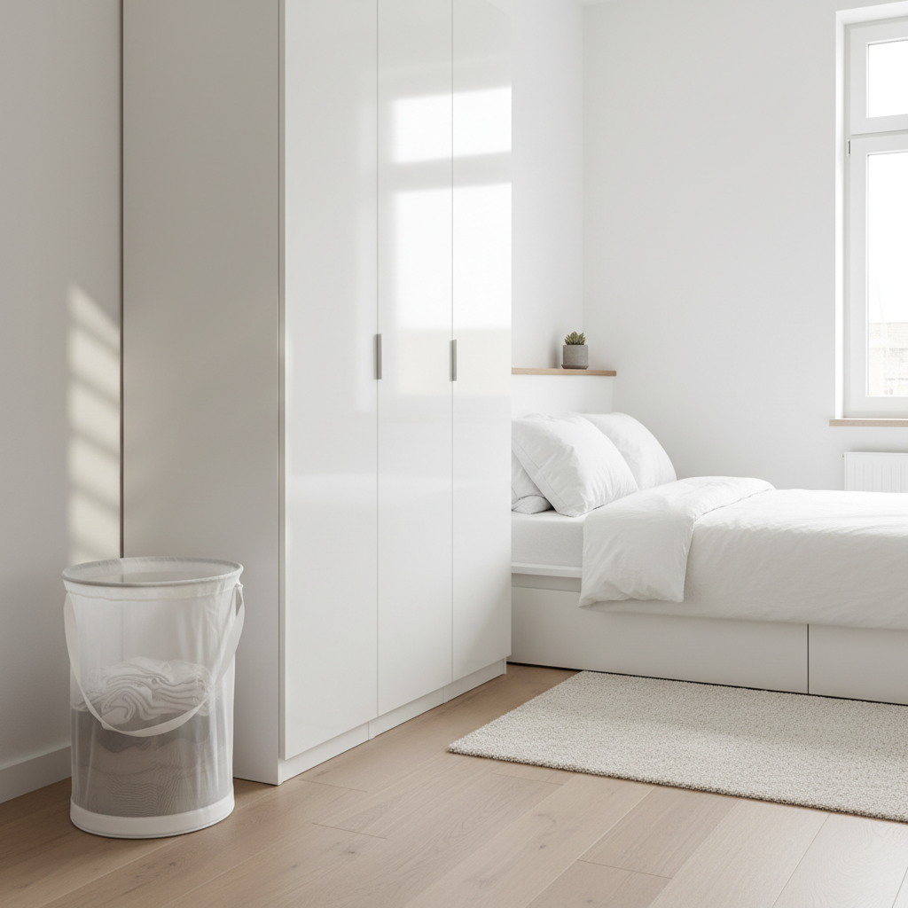 Dirty Clothes, Zero Floor Space: How a Collapsible Laundry Hamper Changes the Small Space Game