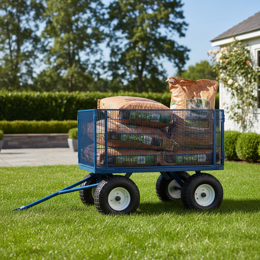 Broken Wheelbarrow, Sore Back, Three Trips Instead of One: The Case for a Heavy Duty Garden Utility Cart