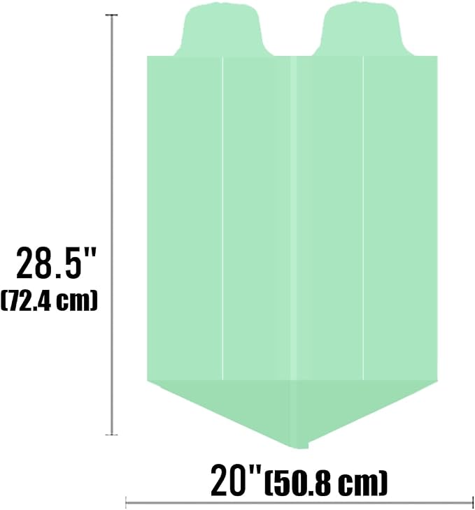 4-6 Gallon Flap Tie Compostable Trash Bags, Kitchen Compost Bags, Sturdy - Image 2