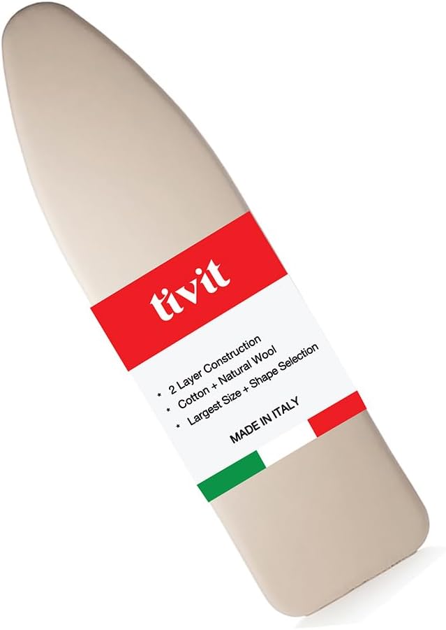 TIVIT Ironing Board Cover 14 x 49 Small Chemical Free Eco-Friendly Padded Covers by TIVIT