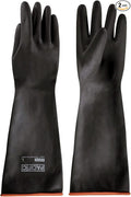 PACIFIC PPE Heavy Duty Latex Chemical Gloves, Strong Acid Resistance Rubber by PACIFICPPE