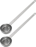 2PCS 2 Tablespoon Coffee Scoop, 9.5" Long Handle Measuring Spoon, Two tbsp by LEIFENY