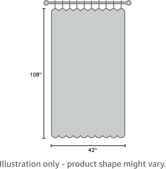 Chyhomenyc 2 Panels Solid Color Sheer Window Curtains 108 Inches Long, Elegant - Image 10