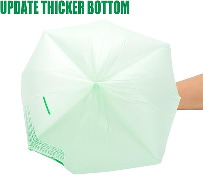 Compostable 13 Gallon Trash Bags, Tall Kitchen Garbage Bags - Image 7