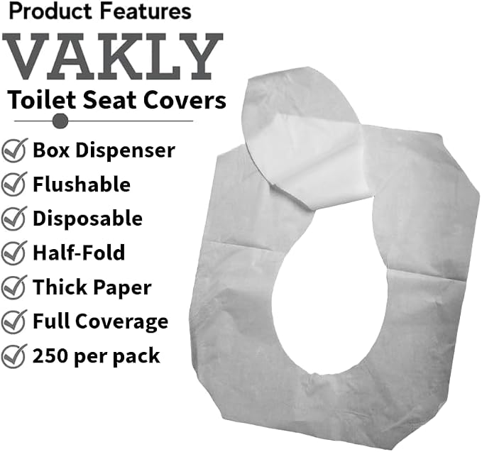 2500 Paper Toilet Seat Covers - Image 2