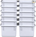 Wood Designs Cubby Storage Bin, Heavy Duty Plastic Containers by Unknown