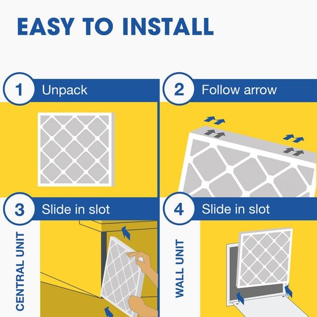 Aerostar 16x21x1 MERV 11 Pleated Air Filter, AC Furnace Air Filter, 6 Pack - Image 5