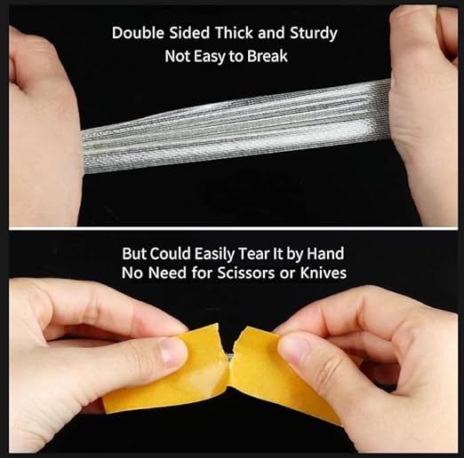 Double Sided Tape Heavy Duty, 1in x 33FT, Universal High Tack, Strong Wall - Image 5
