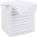 HOMEXCEL White Microfiber Cleaning Cloth, 12 Pack Premium Microfiber Towels by HOMEXCEL