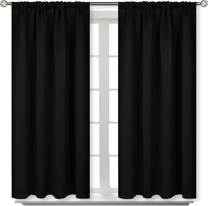 BGment Black Out Curtains 54 Inches Length by BGment