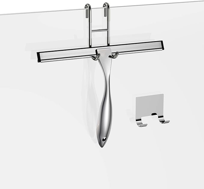 Shower Squeegee and Window Squeegee, Stainless Steel, 100% Streak-Free by SSTOOHL