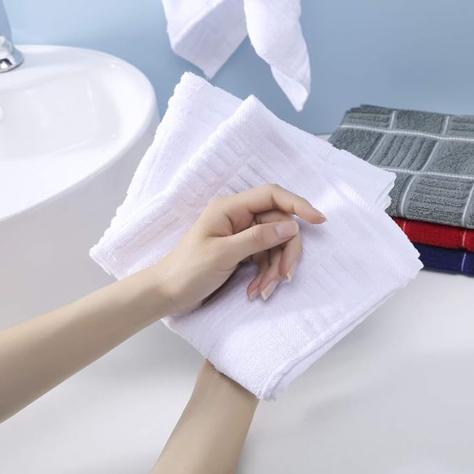 Anyi 100% Cotton Kitchen Towels, Absorbent Dish Towels - Image 5
