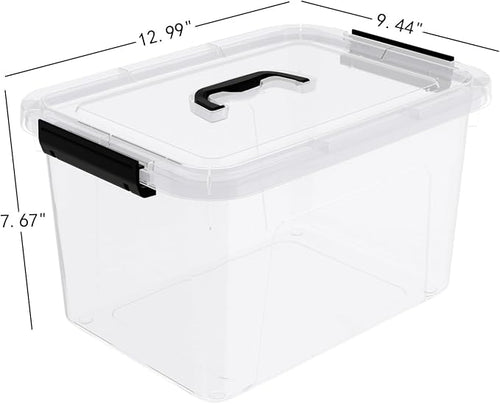 10.5 L Clear Latch Storage Bin - Image 2