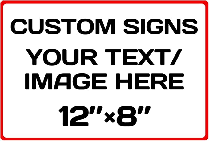 Personalized Aluminum Weatherproof Metal Sign by Repaly