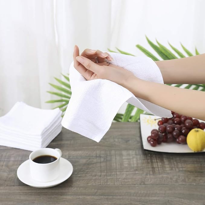 Glynniss Kitchen Dish Cloths Highly Absorbent Dish Rags 100% Cotton Wash Cloths - Image 4