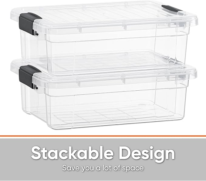 Superio Clear Storage Bins - Image 3