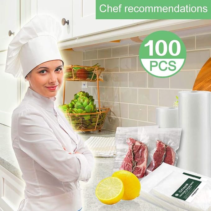 O2frepak 100 Gallon Size 11" x 16" 4mil Thick Vacuum Sealer Bags - Image 2