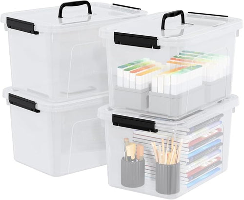 10 Quart Plastic Storage Bins - Image 2