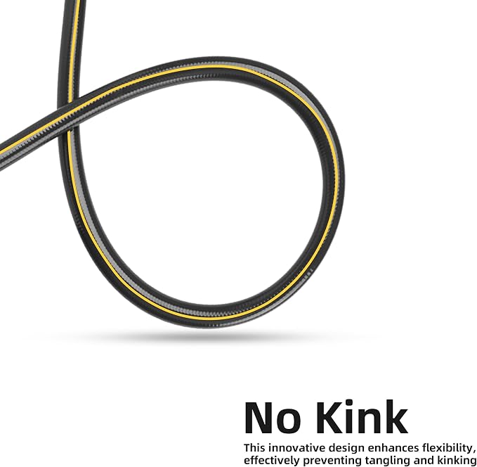 Solution4Patio Long Black Garden Hose 3/4 in. x 50 ft. -Heavy Duty Durable - Image 5