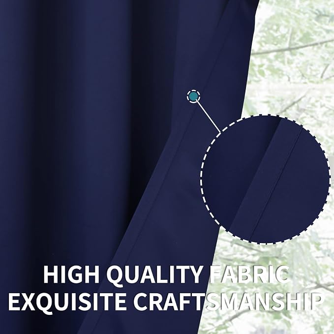 BGment Small Blackout Curtains 36 Inch Length - Image 5