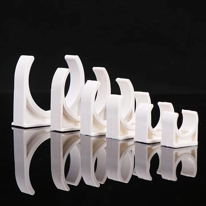 30 Pcs U-Shaped PVC Water Pipe Clamps, U-Shaped Buckles Fit - Image 6