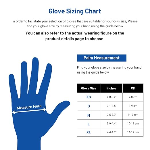 JMU Black Nitrile Exam Gloves Small Bulk 2000 Count, 3.5Mil Disposable Gloves - Image 7
