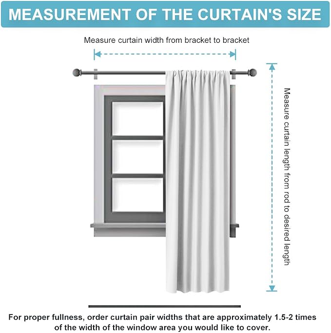RYB HOME Blackout Curtains for Bedroom, Window Shades Thermal Insulating - Image 7