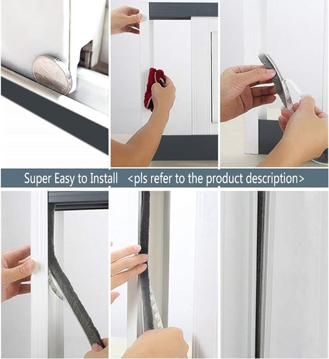 Felt Weather Stripping Door Seal Brush - Image 6