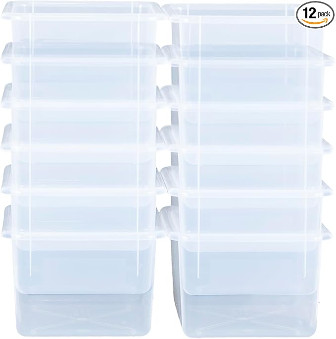 Wood Designs Cubby Storage Bin, Heavy Duty Plastic Containers by Unknown