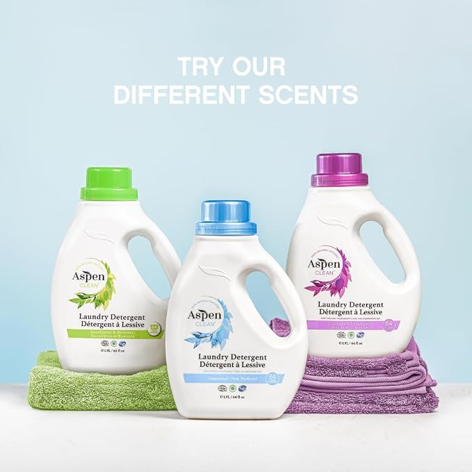 AspenClean Natural Laundry Detergent Unscented - Image 5