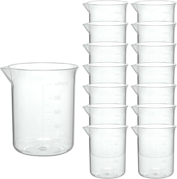 Plastic Measuring Cups, for Liquid Measurement and Scientific Experiments by Unknown