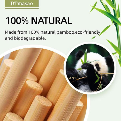 1/4 x 6 Inch 50 PCS Dowel Rods Wood Sticks Wooden Dowel Rods - Image 2