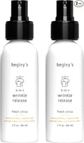 Begley's 3-in-1 Wrinkle Remover, Quick Fix Wrinkle Release, Static Cling Remover by Begleys