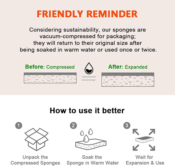 AIDEA Sponges Kitchen, Heavy Duty Scrub Sponge-24Count, Sponges - Image 4