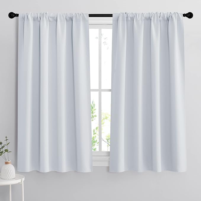 RYB HOME Window Curtains Room Darkening Energy Efficient Privacy Protect Drapes by RYBHOME