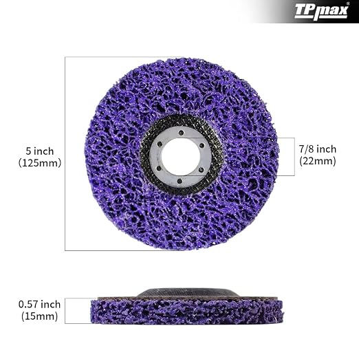 5" x7/8'' Stripping Discs Rust Remover Wheel Remove Paint and Oxidation Poly - Image 2