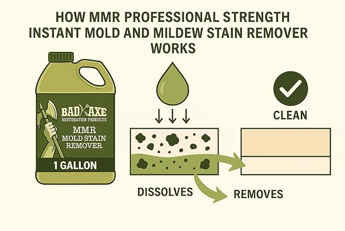 Bad Axe MMR Instant Mold Stain and Mildew Stain Remover - Image 3