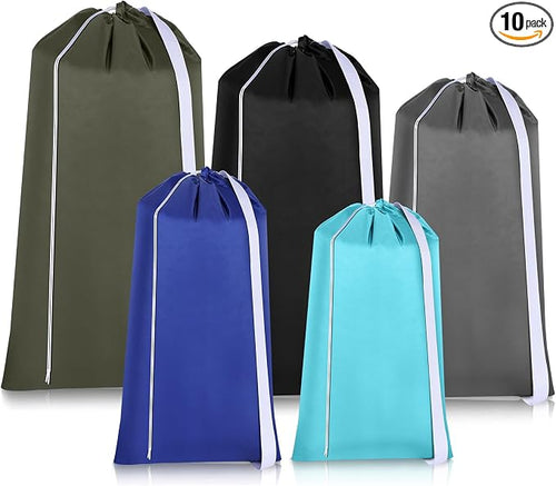 10 Pcs Nylon Extra Large Laundry Bag by SilTriangle