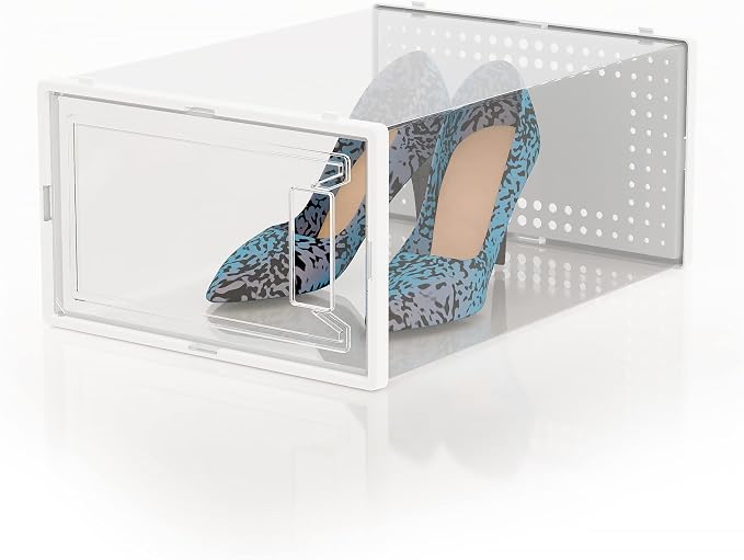 Secret Space 12 Pack X Large Shoe Organizer Storage Boxes - Image 9