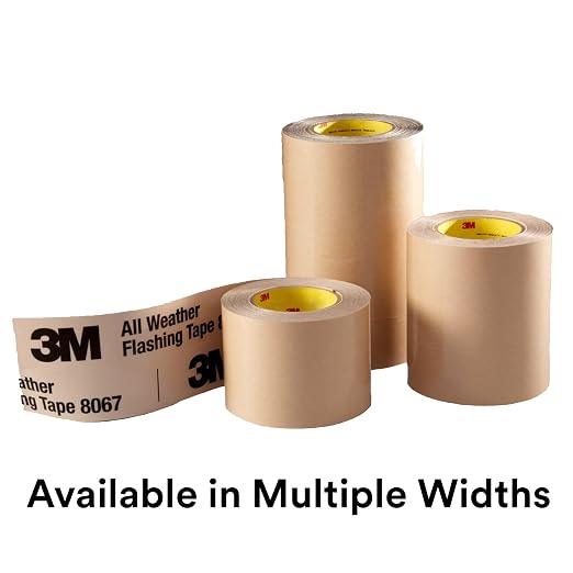 3M All Weather Flashing Tape 8067, 3 in x 75 ft, 1 Roll, Adhesive Backed Split - Image 6