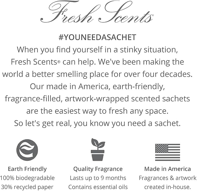 WillowBrook | Fresh Scents Scented Sachet Packet | Hello Gorgeous | Air - Image 7